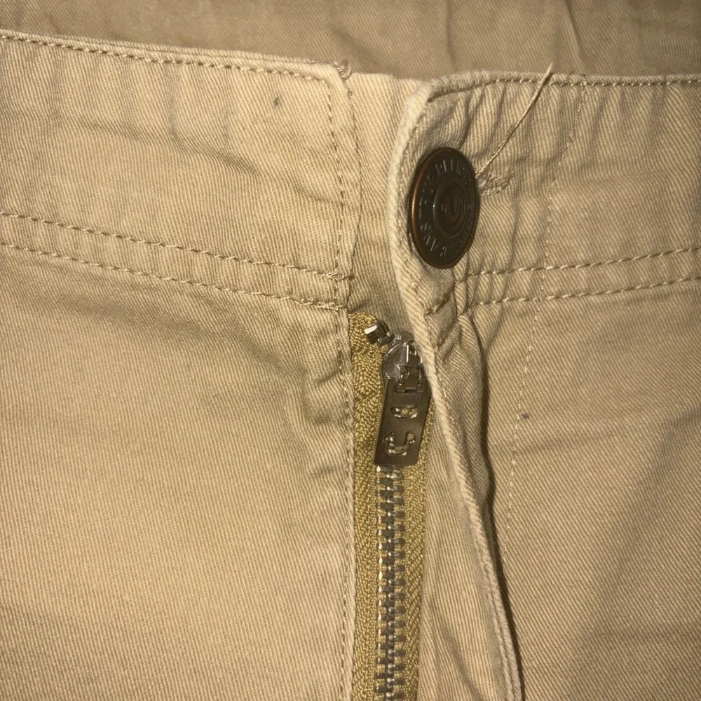 True Religion Baggy Khaki Cargo Shorts Men's 33 Tan Brown (18x23) Fit Like 36